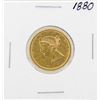 Image 1 : 1880 $5 Liberty Head Half Eagle Gold Coin