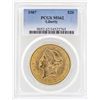 Image 1 : 1907 $20 Liberty Head Double Eagle Gold Coin PCGS MS62