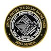 Image 1 : .999 Silver Reno Tahoe International Airport $10 Casino Limited Edition Gaming T