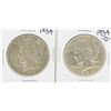 Image 1 : Lot of 1934 & 1934-D $1 Peace Silver Dollar Coin