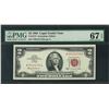 Image 1 : 1963 $2 Legal Tender Note Fr.1513 PMG Superb Gem Uncirculated 67EPQ