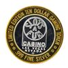 Image 1 : .999 Silver Slots A Fun Casino Las Vegas, NV $10 Limited Edition Casino Gaming T