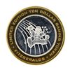 Image 2 : .999 Silver Fitzgeralds Casino & Hotel $10 Limited Edition Gaming Token