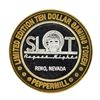 Image 1 : .999 Silver Peppermill Hotel Casino Reno, NV $10 Casino Limited Edition Gaming T