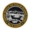 Image 2 : .999 Silver Bill's Casino Lake Tahoe, Nevada $10 Casino Limited Edition Gaming T