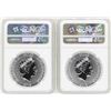 Image 2 : Lot of (2) 2018 Niue $2 Star Wars Stormtrooper Silver Coins NGC MS70 Early Relea