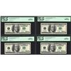 Image 1 : Lot of (4) Consecutive 2001 $100 Federal Reserve STAR Notes PCGS Gem New 66PPQ