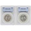Image 1 : Set of 1949-1950 Franklin Half Dollar Coins NGC AU55