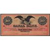 Image 1 : 1800's $10 Canal Bank New Orleans Obsolete Note