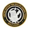 Image 1 : .999 Silver Gold Coast Las Vegas, Nevada $10 Casino Limited Edition Gaming Token