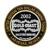 Image 2 : .999 Silver Gold Coast Las Vegas, Nevada $10 Casino Limited Edition Gaming Token