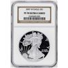 Image 1 : 2007-W $1 American Silver Eagle Proof Coin NGC PF70 Ultra Cameo