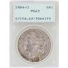 Image 1 : 1884-O $1 Morgan Silver Dollar Coin PCGS MS63 Old Rattler Holder