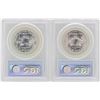 Image 2 : Lot of (2) 1956 Franklin Half Dollar Coins NGC MS64