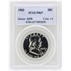 Image 1 : 1963 Franklin Half Dollar Proof Coin PCGS PR67