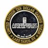 Image 2 : .999 Silver Harveys Lake Tahoe, Nevada $10 Casino Limited Edition Gaming Token