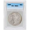 Image 1 : 1896 $1 Morgan Silver Dollar Coin ICG MS64