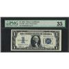 Image 1 : 1934 $1 Funnyback Silver Certificate Note Fr.1606 PMG Choice Very Fine 35