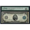 Image 1 : 1914 $5 Federal Reserve Note Kansas City Fr.883a PMG Very Fine 25