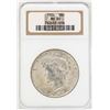 Image 1 : 1924 $1 Peace Silver Dollar Coin NGC MS65