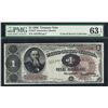 Image 1 : 1890 $1 Treasury Note Fr.347 PMG Choice Uncirculated 63EPQ