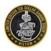 Image 1 : .999 Silver Hilton Las Vegas, Nevada $10 Casino Limited Edition Gaming Token