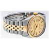 Image 3 : Rolex Men's Two Tone 14K Champagne Index 36MM Datejust Wristwatch