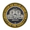 Image 2 : .999 Silver Westward Ho Casino Las Vegas $10 Casino Limited Edition Gaming Token
