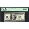 Image 1 : 2001 $100 Federal Reserve STAR Note PCGS Superb Gem New 68PPQ