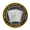 Image 1 : .999 Silver Four Queens Hotel & Casino  Nevada $10 Limited Edition Gaming Token