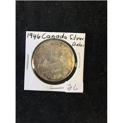 1946 CANADA SILVER DOLLAR!