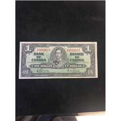 1937 BANK OF CANADA$1 NOTE!