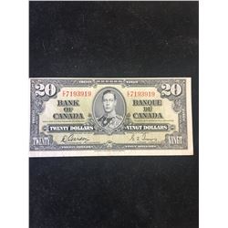 1937 BANK OF CANADA $20 NOTE!