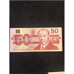 1988 BANK OF CANADA $50 RADAR NOTE!