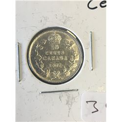 1907 CANADA 10 CENTS! NICE GRADE