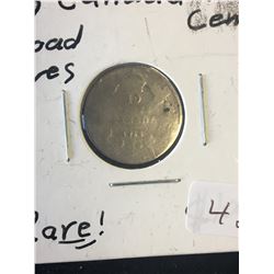 1913 BROAD LEAVES CANADA 10 CENTS! RARE VARIETY!
