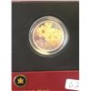 Image 2 : 2006 CANADA STERLING SILVER 50 CENTS! GOLD PLATED DAFF-O-DILL