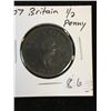 Image 1 : 1807 GREAT BRITAIN 1/2 PENNY!