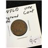Image 1 : 1941C NEWFOUNDLAND ONE CENT! RE-ENGRAVED DATE!