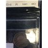 Image 2 : 1891 (SDSL) CANADA LARGE CENT!KEY DATE! ICCS GRADED F-12!