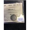 Image 1 : 1880H CANADA 10 CENTS! ICCS GRADED F-15!