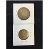 Image 2 : 1944 INDIA 1 RUPEE AND HALF RUPEE LOT!