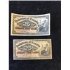 Image 1 : 1900 DOMINION OF CANADA SHINPLASTER LOT! 2 NOTES
