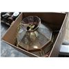 Image 1 : GLASS HANGING LIGHT FIXTURE