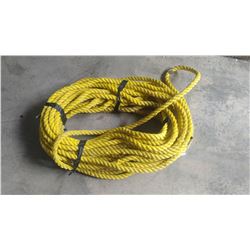 COIL OF YELLOW ROPE