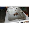 Image 2 : FIBERGLASS JACUZZI TUB AS NEW WITH PUMP