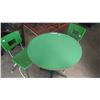 Image 2 : GREEN RETRO BISTRO SET