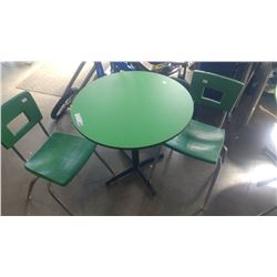 GREEN RETRO BISTRO SET