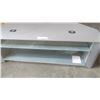 Image 2 : MODERN CHROME AND GLASS ENTERTAINMENT STAND