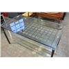 Image 2 : METAL GLASSTOP DINING TABLE